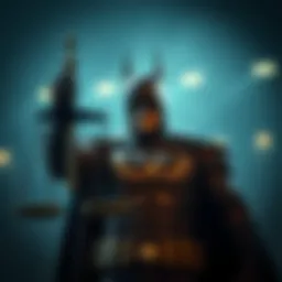 An artistic depiction of Batman symbolizing justice and vigilance