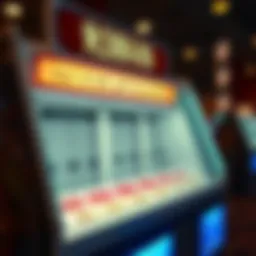 A modern lottery drawing machine in action