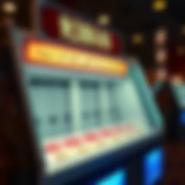 A modern lottery drawing machine in action