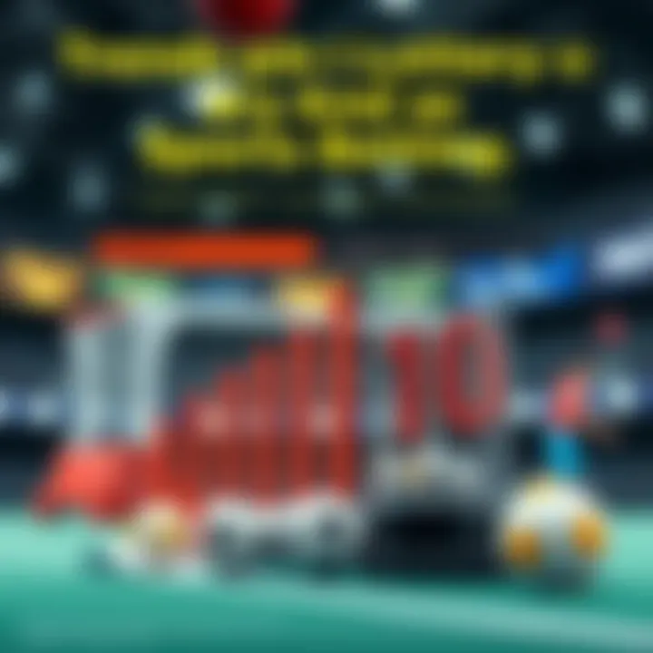 An infographic highlighting trends in lottery and sports betting