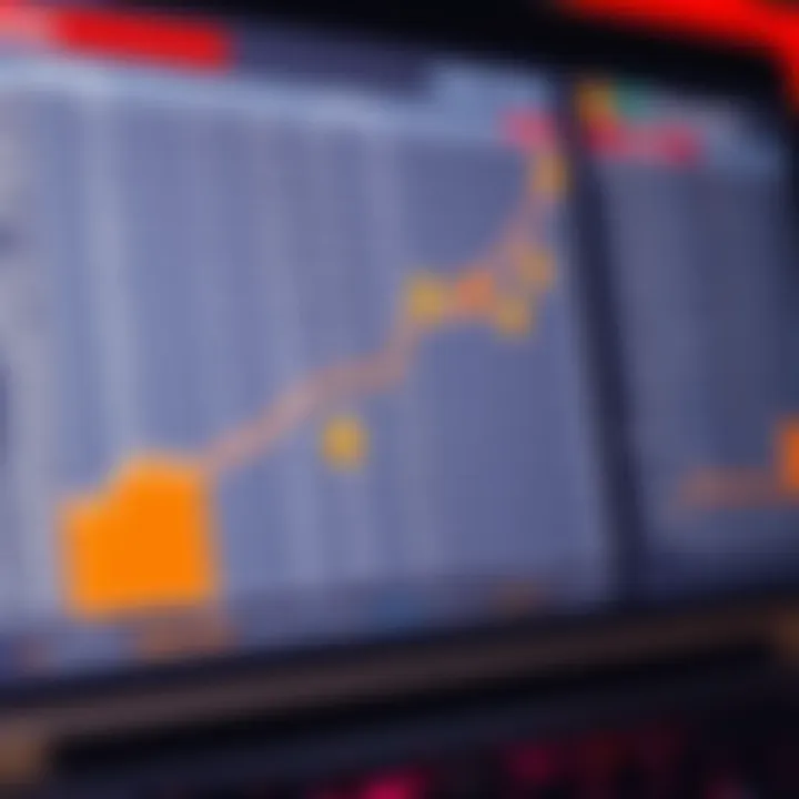 Data analysis chart for lottery number trends