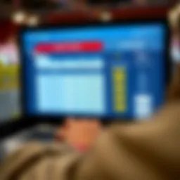 Online lottery ticket purchase interface