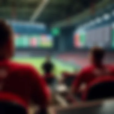 An infographic representing sports betting trends in the UK